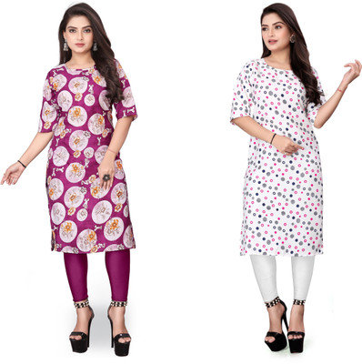 Jayshree Fab Women Printed A-line Kurta(Multicolor)