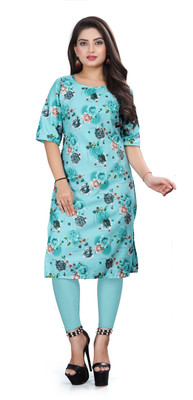 PAFASHION Women Floral Print A-line Kurta(Multicolor)