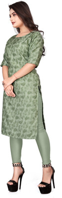KURTIFABRIC Women Printed A-line Kurta(Multicolor)