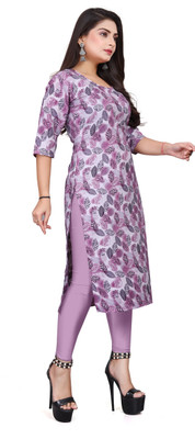 KNG TEXTILE Women Printed A-line Kurta(Multicolor)