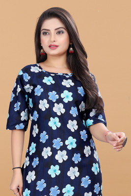 Sonali Impex Women Printed A-line Kurta(Multicolor)