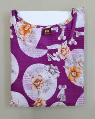 HARISH TEXTILE Women Printed A-line Kurta(Multicolor)