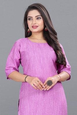 SANJUGARMENT Women Solid A-line Kurta(Multicolor)