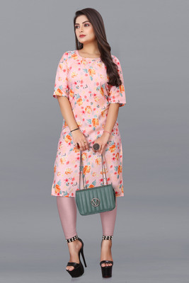 RIDDHI COLLECTION MALL Women Printed A-line Kurta(Multicolor)
