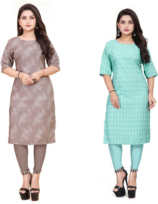 VAISALICREATION Women Printed A-line Kurta(Multicolor)