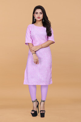SANJUGARMENT Women Printed A-line Kurta(Multicolor)