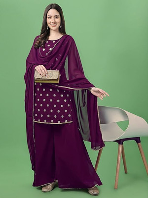 PARROT ENTERPRISE Women Kurta Sharara Dupatta Set