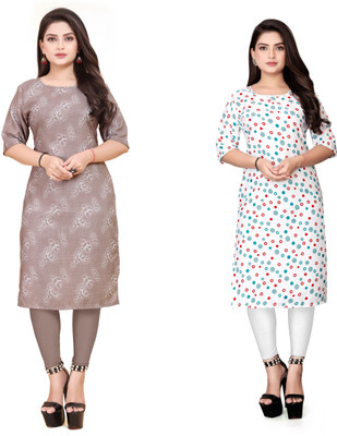 Sonali Impex Women Printed A-line Kurta(Multicolor)