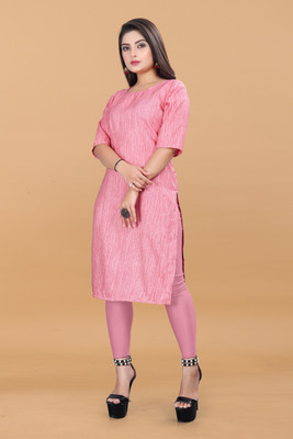 DB COLLECTION Women Self Design A-line Kurta(Multicolor)
