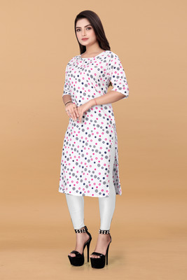 RIDDHI COLLECTION MALL Women Printed A-line Kurta(Multicolor)