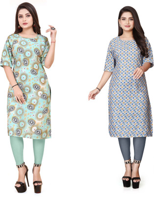 DB COLLECTION Women Printed A-line Kurta(Multicolor)