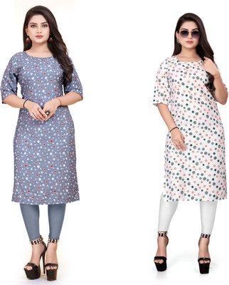 Sonali Impex Women Printed A-line Kurta(Multicolor)