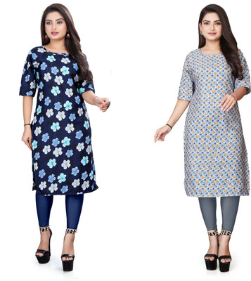 Sonali Impex Women Printed A-line Kurta(Multicolor)