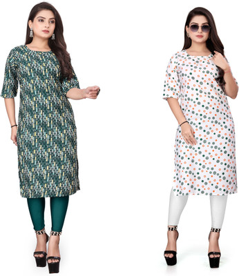 VAISALICREATION Women Printed A-line Kurta(Multicolor)