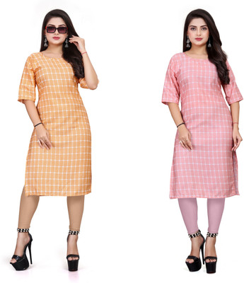 VAISALICREATION Women Printed A-line Kurta(Multicolor)