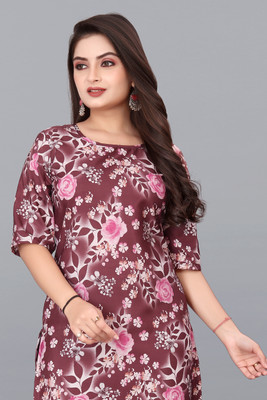 VAISALICREATION Women Printed A-line Kurta(Multicolor)
