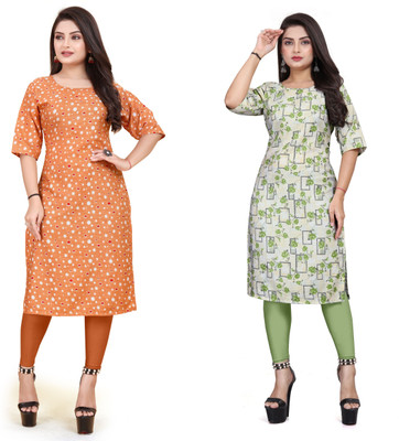 DB COLLECTION Women Printed A-line Kurta(Multicolor)