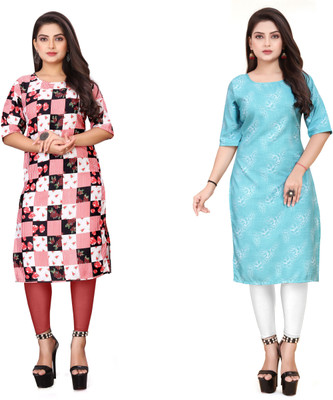 Jayshree Fab Women Printed A-line Kurta(Multicolor)