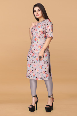RIDDHI COLLECTION MALL Women Printed A-line Kurta(Multicolor)