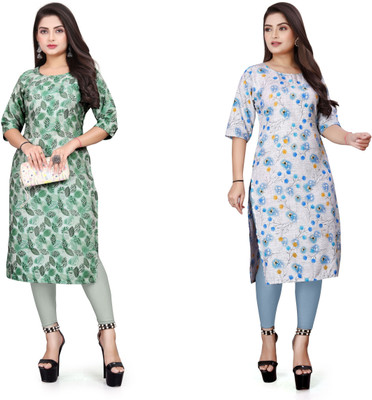 Jayshree Fab Women Printed A-line Kurta(Multicolor)