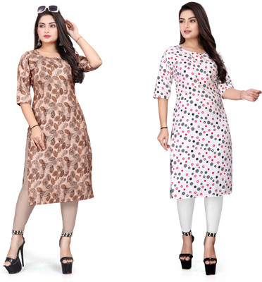 Vishwa Collection Mall Women Printed A-line Kurta(Multicolor)