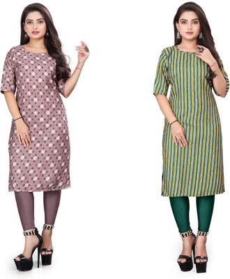 DB COLLECTION Women Printed A-line Kurta(Multicolor)