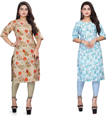 VAISALICREATION Women Printed A-line Kurta(Multicolor)