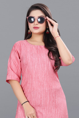 HARISH TEXTILE Women Printed A-line Kurta(Multicolor)