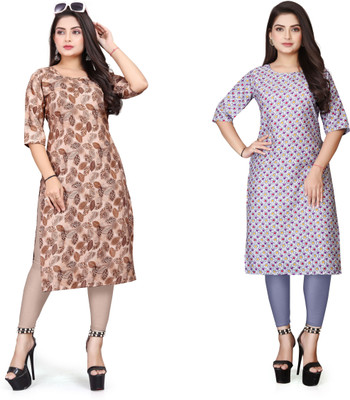 Vishwa Collection Mall Women Printed A-line Kurta(Multicolor)