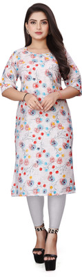 TITHIGARMENT Women Printed A-line Kurta(Multicolor)