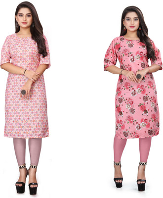 Jayshree Fab Women Printed A-line Kurta(Multicolor)