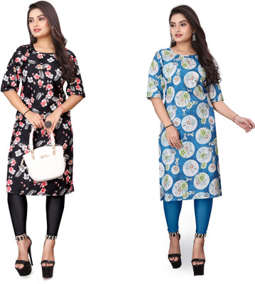 VAISALICREATION Women Printed A-line Kurta(Multicolor)