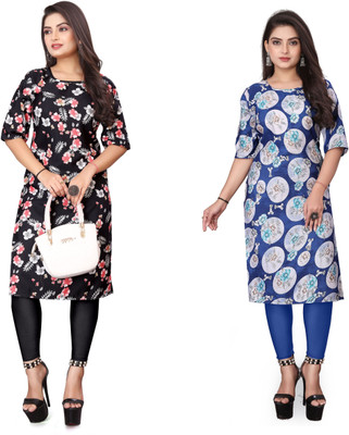 VAISALICREATION Women Printed A-line Kurta(Multicolor)