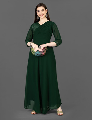 SariSphere Straight Gown(Green)