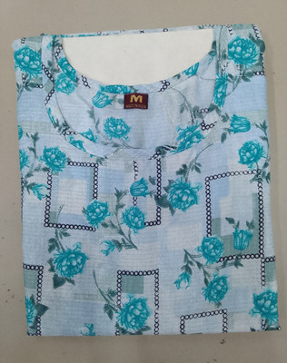 KNG TEXTILE Women Printed A-line Kurta(Multicolor)