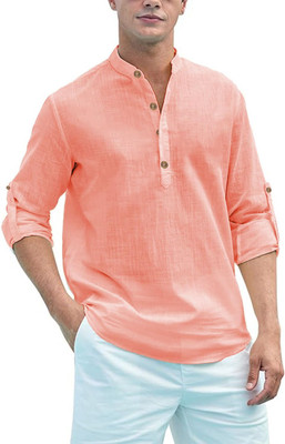 Yugnik Men Solid Straight Kurta(Multicolor)