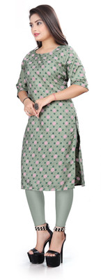 RIDDHI COLLECTION MALL Women Printed A-line Kurta(Multicolor)