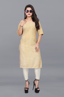RIDDHI COLLECTION MALL Women Printed A-line Kurta(Multicolor)