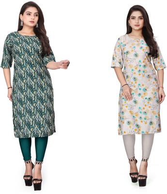 DB COLLECTION Women Printed A-line Kurta(Multicolor)