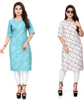 VAISALICREATION Women Printed A-line Kurta(Multicolor)