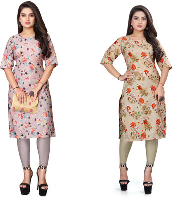 Sonali Impex Women Printed A-line Kurta(Multicolor)