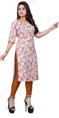 DB COLLECTION Women Floral Print A-line Kurta(Multicolor)