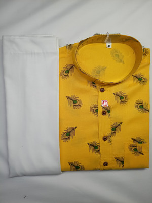 Saif chikan handicraft Men Kurta Pyjama Set