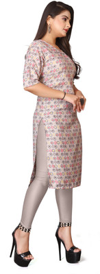KNG TEXTILE Women Printed A-line Kurta(Multicolor)