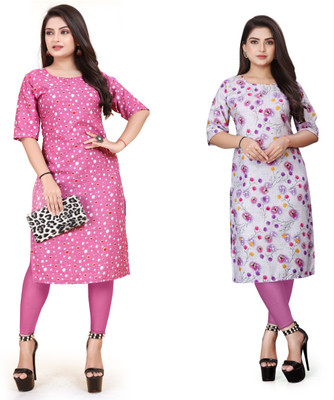 Sonali Impex Women Printed A-line Kurta(Multicolor)