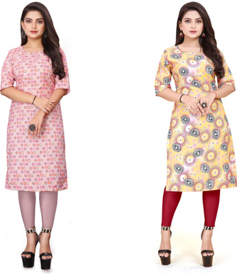 DB COLLECTION Women Printed A-line Kurta(Multicolor)