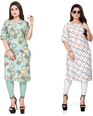 DB COLLECTION Women Printed A-line Kurta(Multicolor)