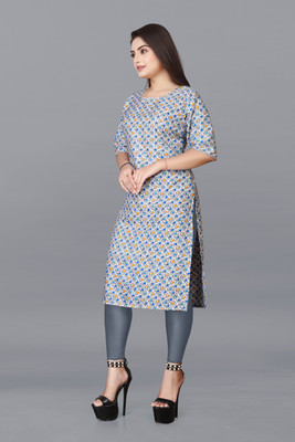 ANITA LYCRA Women Printed A-line Kurta(Multicolor)
