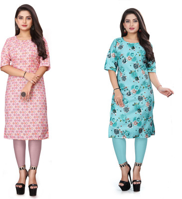 Jayshree Fab Women Printed A-line Kurta(Multicolor)