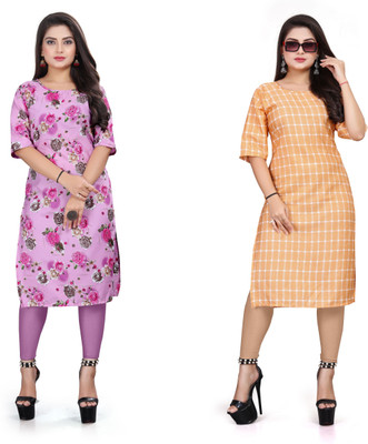 DB COLLECTION Women Printed A-line Kurta(Multicolor)
